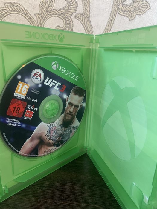Диск с игрой UFC3 на XBOX ONE