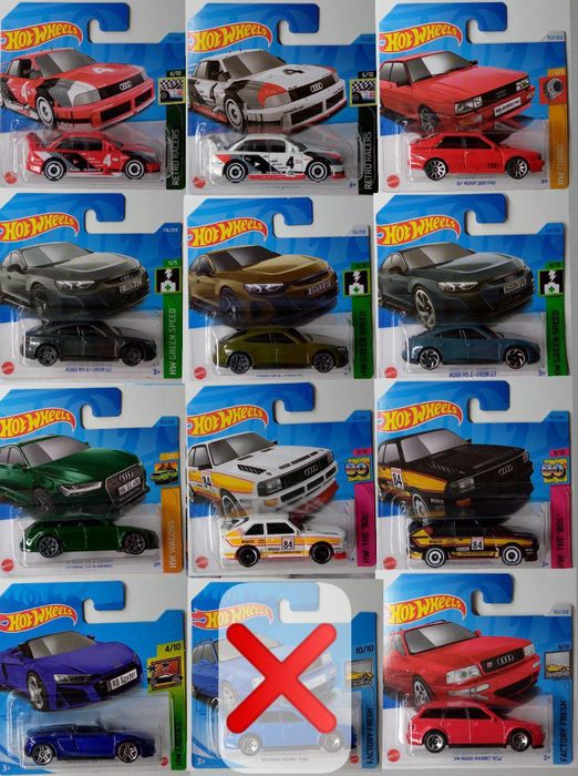 Модели Audi Hot Wheels
