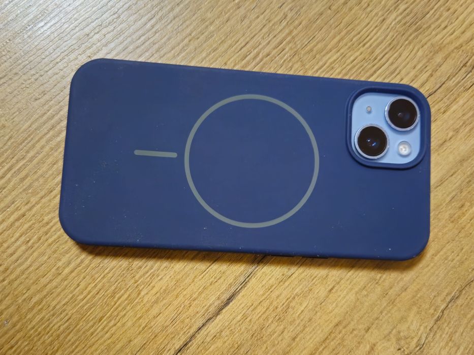 iPhone 14 Blue 128gb aspect impecabil Folie +Husa Noua