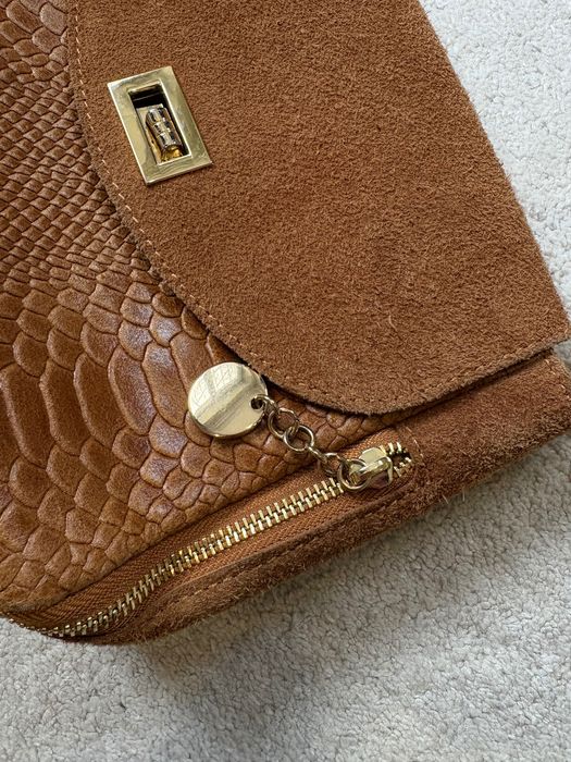 Дамска кожена чанта Vera