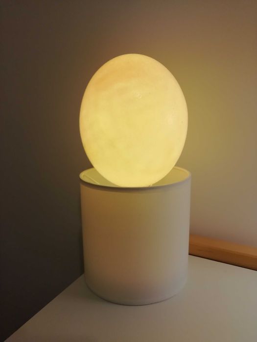 Нощна лампа от щраусово яйце