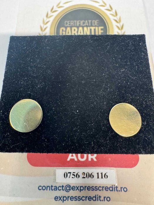 Cercei din aur 14k (68917.4/ 10 Pacurari 1) Garantie 2 ani!