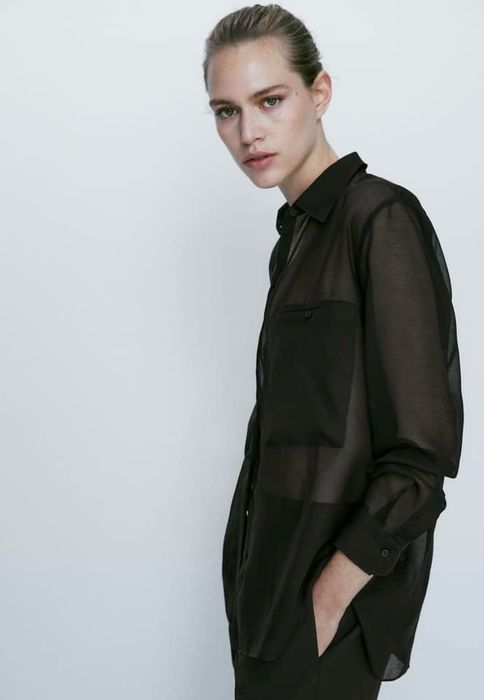 Camasa neagra Massimo Dutti