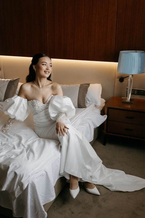 продам свадебное платье, фата в подарок