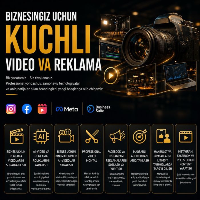 SMM Target накрутка Реклама Video AI ИИ монтаж продвижения в Инстаграм