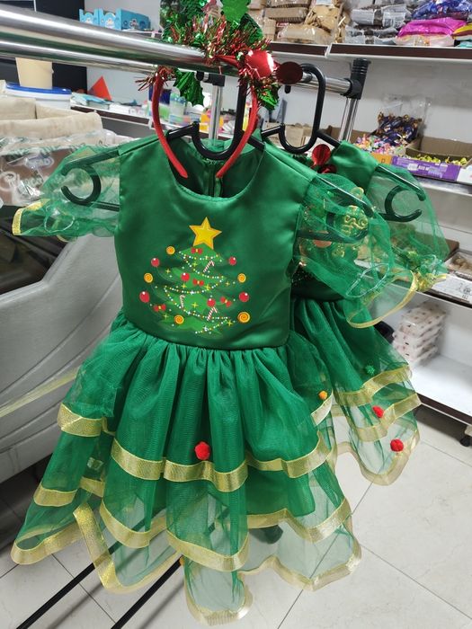 Костюм елочка на 3-5 лет