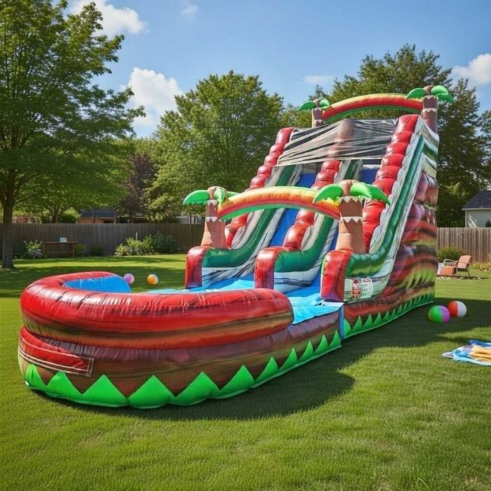 Topogane / Tobogane gonflabile copii, casute gonflabile, trambuline