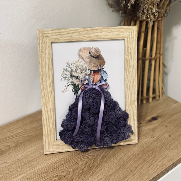 Tablou licheni decorativ pt inceput de scoala