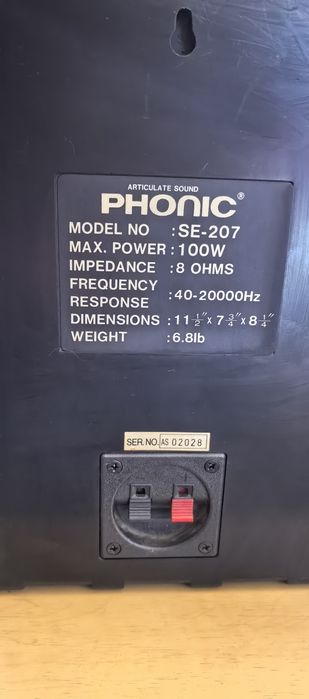 Vând 2 perechi de boxe, Magnat Monitor 1000 și Phonic SE-207