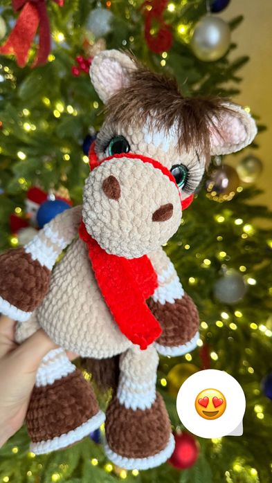 Мягкая игрушка, лошадка