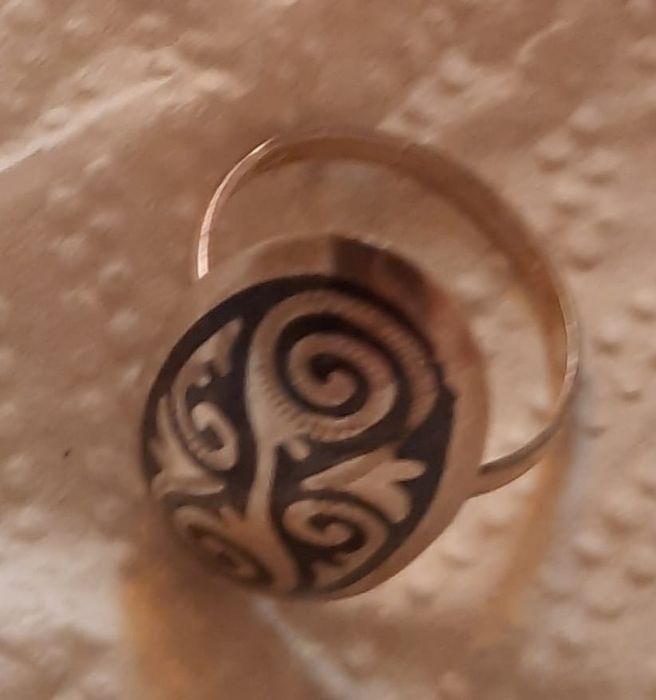 Бижутерия и серебрянные кольца в национальном стиле 4000 тг, 18 разме