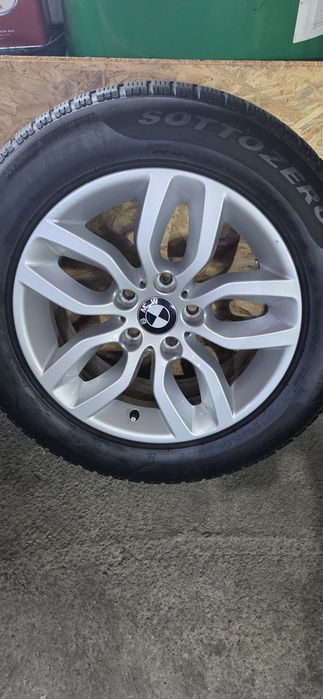 BMW Х1 и X3  джанти със зимни гуми 225/60/17. 7,5J×17. ET32. 5×120  цо72 + сензори