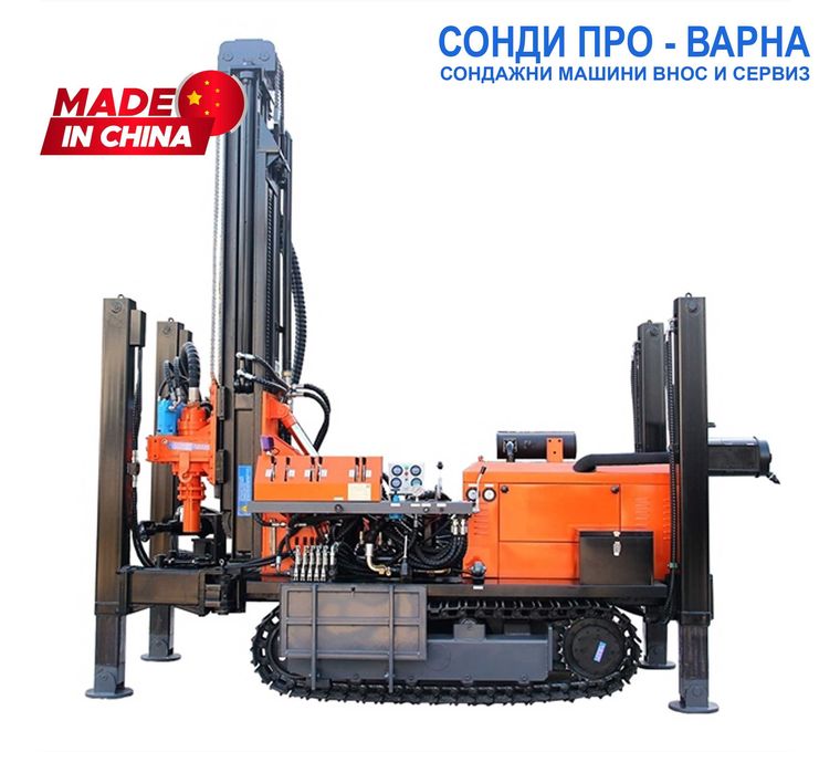 Нова Професионална Самоходна Сондажна машина Track-180CN до 180 метра