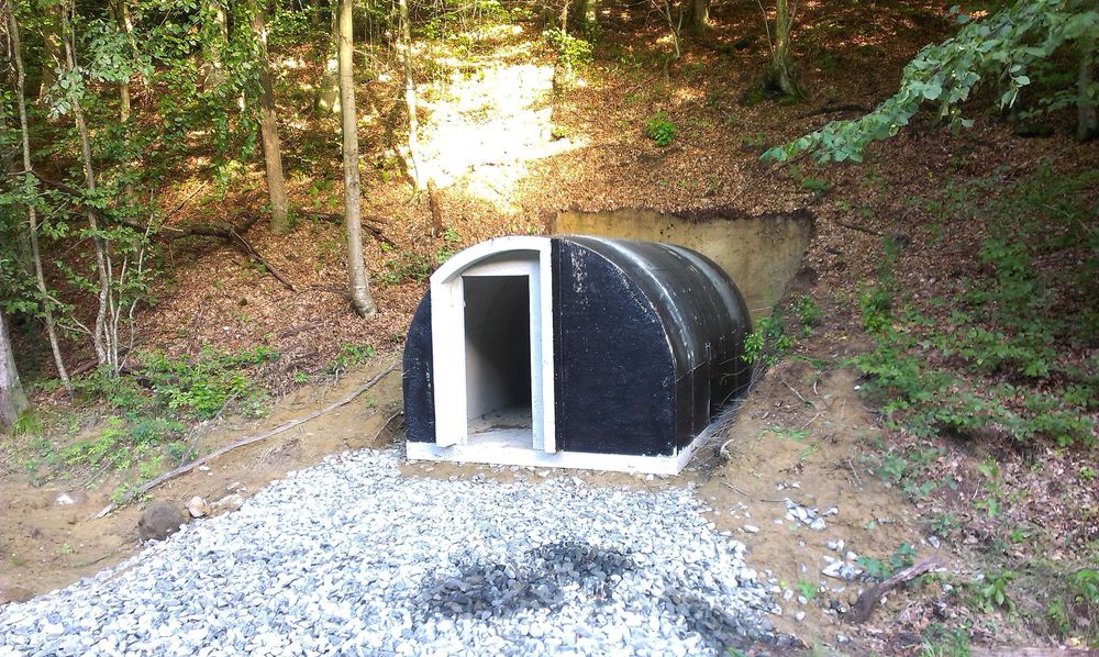 Pivnita modulara din beton armat , ingropata