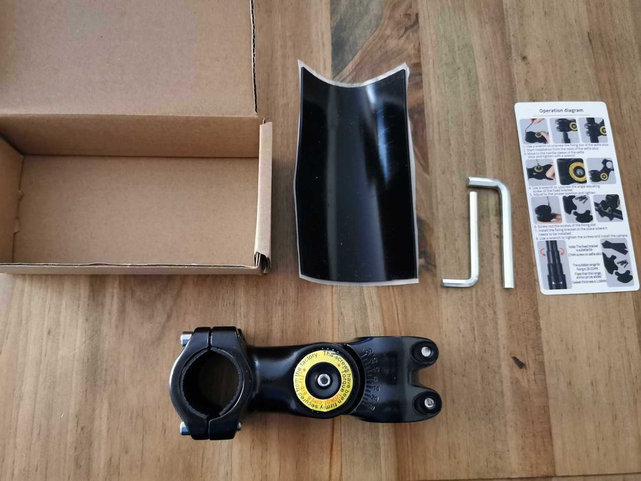 Prindere de metal ghidon motocicleta selfie stick bat Insta360 Gopro