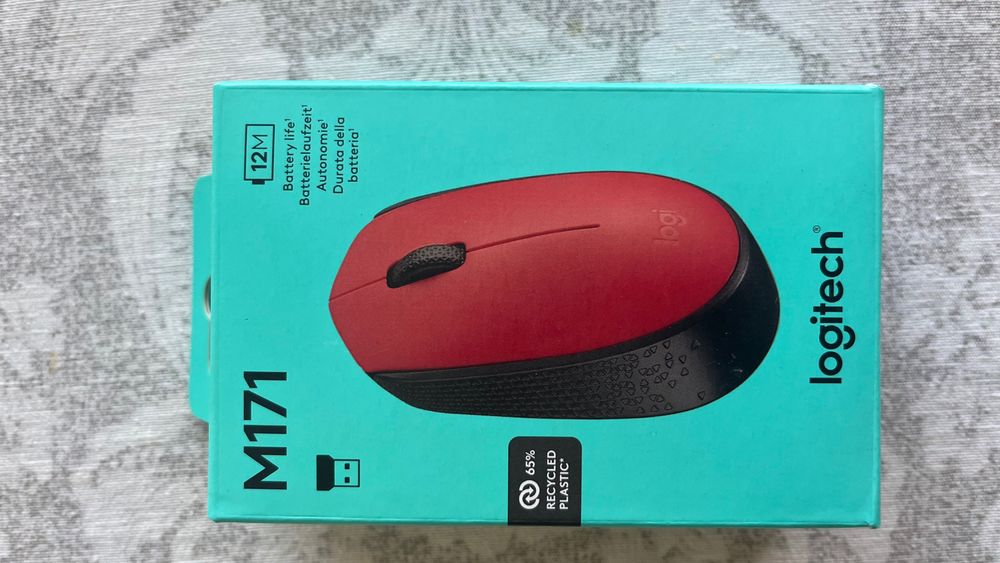 Продавам нова безжична мишка Logitech M171 – Red