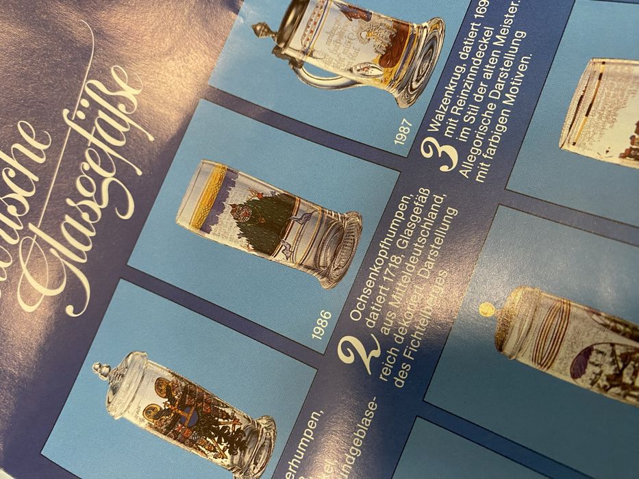 Немска чаша за бира ръчна изработка със сертификат