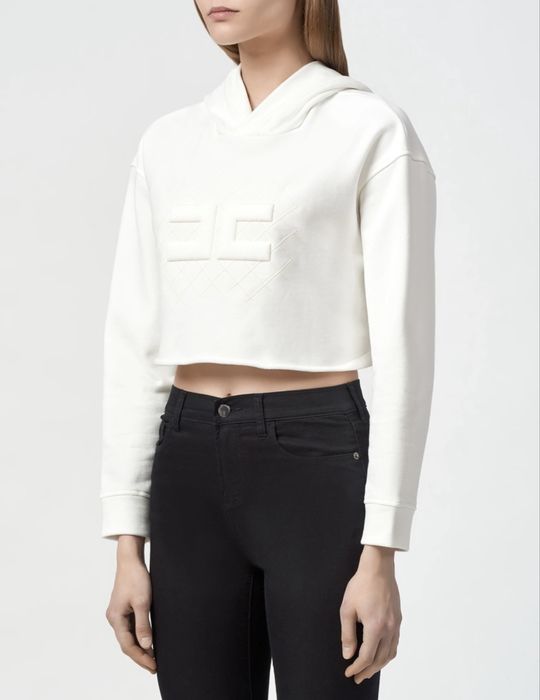 Елегантен спортен къс суитшърт Elisabetta Franchi