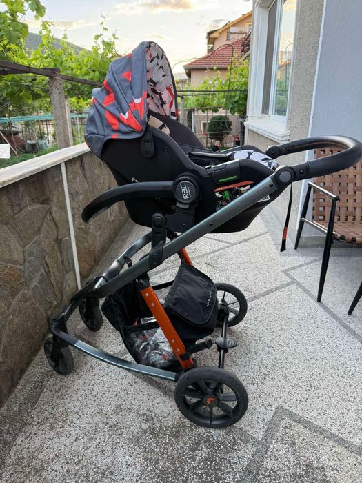 Комбинирана бебешка количка с лисица 3в1 Cosatto