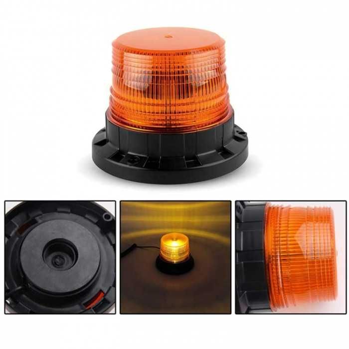 Сигнална лампа , оранжева , Диодна -12V/24V - модел 2476