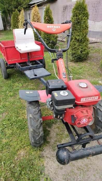 Motocultor Rotakt cu remorcă