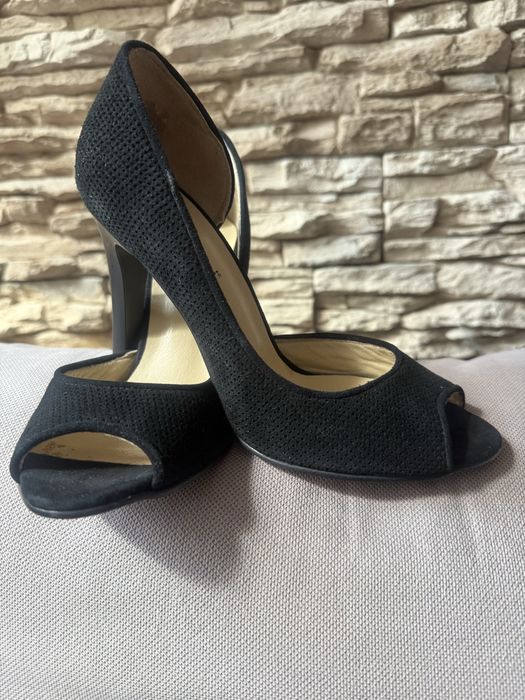 Дамски елегантни обувки от естествен велур GiAnni