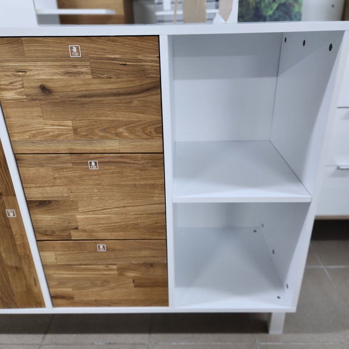 NOU Comoda lemn 110cm