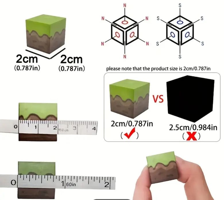 Магнитни кубчета и подложки