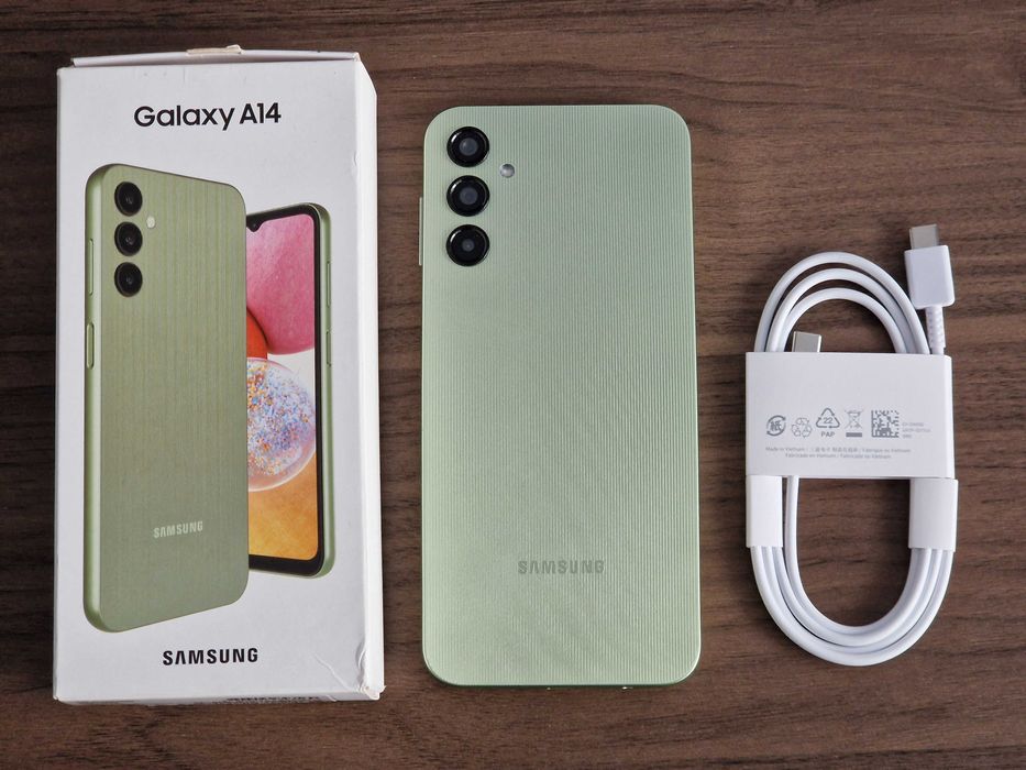 Смартфон Samsung Galaxy A14, 4/64GB, зелен
