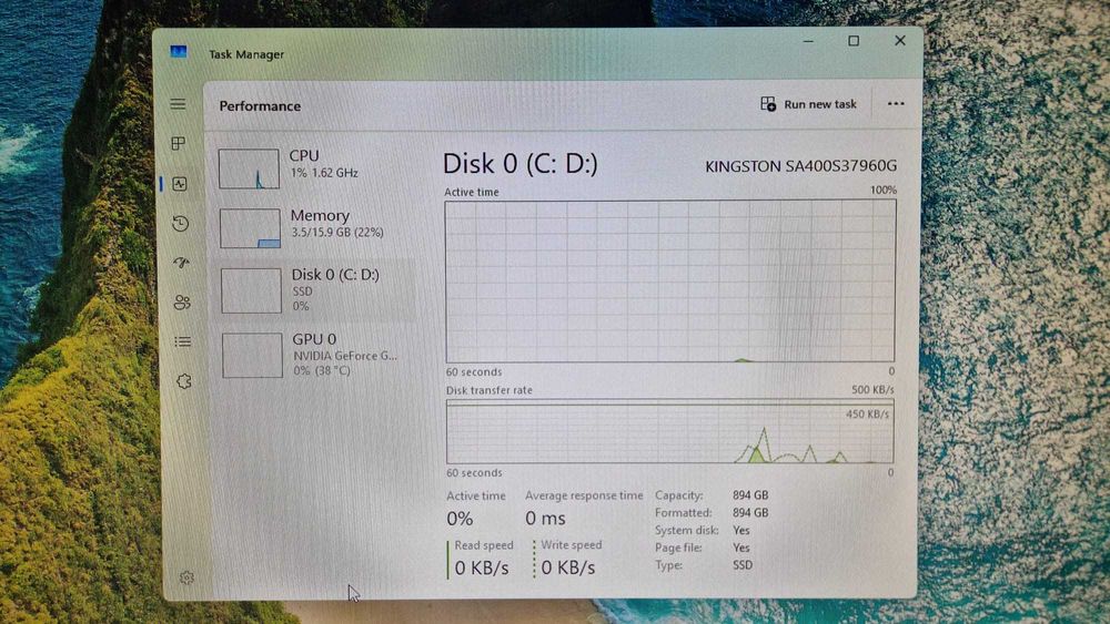 PC i5-8600 4.3ghz gtx 1060 6GB 16GB Ram hyperX SSD 1TB Kingston