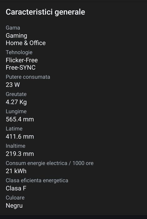 2 x Monitor Gaming LED TN AOC 24", Wide, FHD, HDMI, DisplayPort, 75Hz,