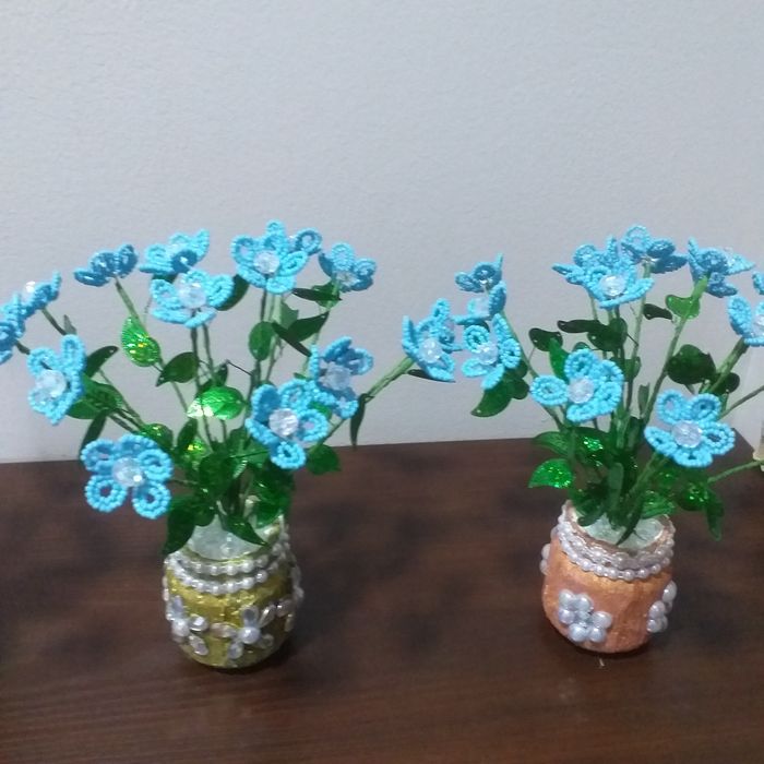 Цветы из бисера-