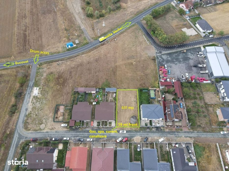 Teren - Mosnita Veche | 631 MP | Ideal pentur duplex 65.000 Euro