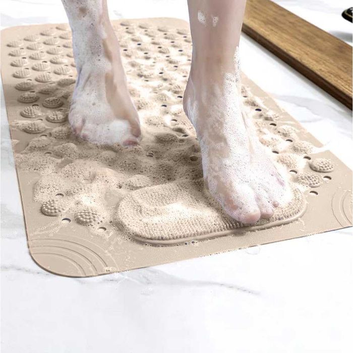 Covoras pentru cada dus cu ventuze si masaj picioare 36 x 69 cm