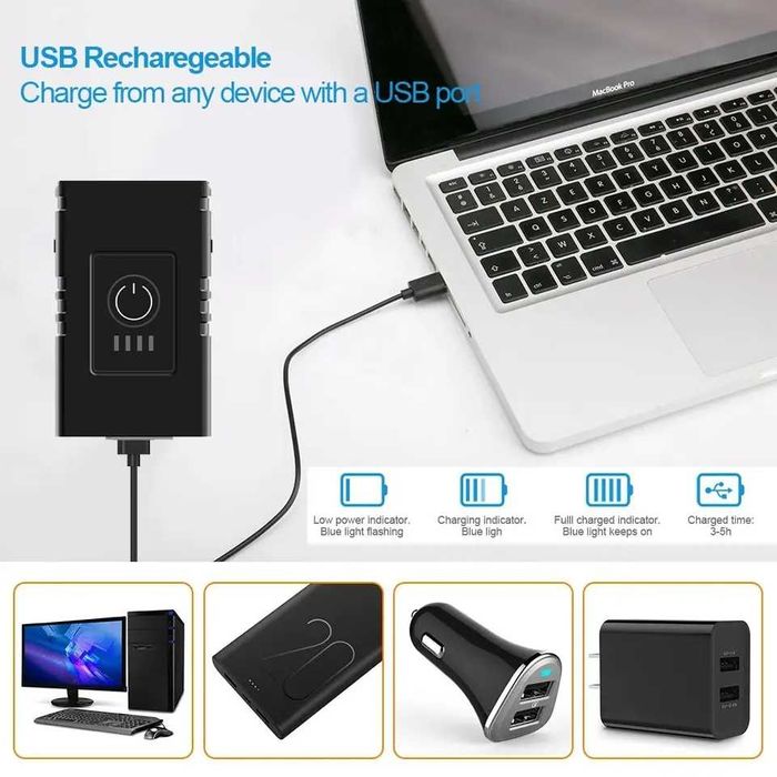 Фар за велосипед с USB зареждане