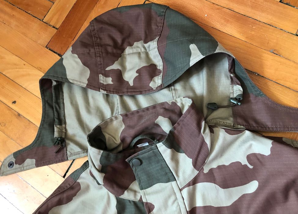 Военна камуфлажна шуба с подплата