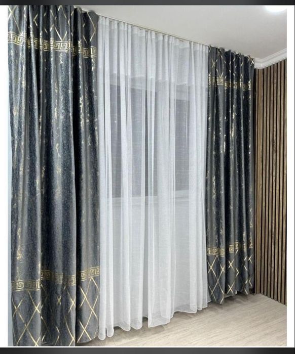 Тюль+штор в наличии