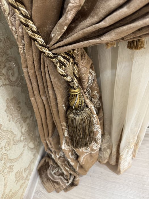 Занавеска с тюль комплект