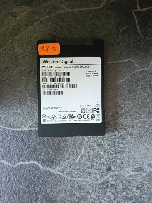 SSD 256Gb, 2.5" SATA
