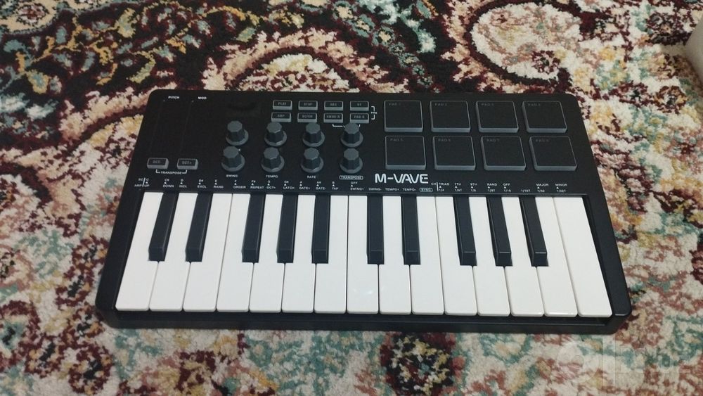 M-WAVE MIDI Keyboard 25 klavishli — Yangi, ishlatilmagan
