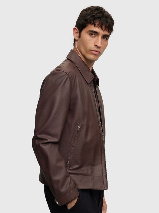 BOSS кожено яке 3XL