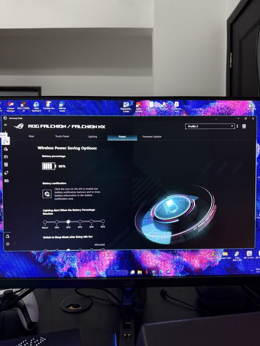 Tastatura Asus Wireless ROG Falchion