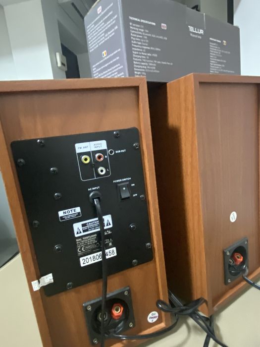 Boxe SAL 10STUDIO 2×40W Bluetooth – NOI, complete, în cutie