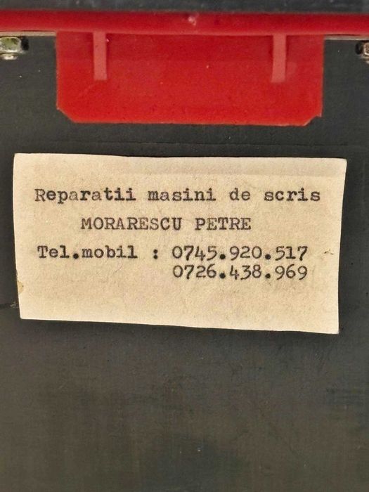mașină de scris portabilă Robotron Cella anii '70-'80
