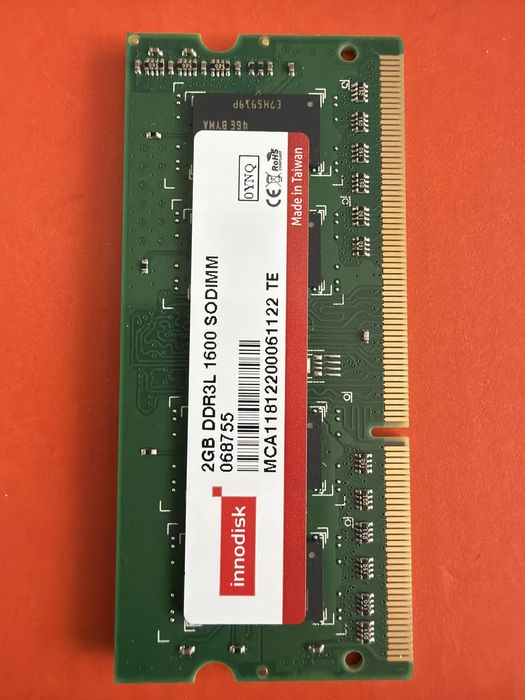 Lot SSD mSATA industrial Innodisk 16GB + RAM 2GB DDR3L SODIMM
