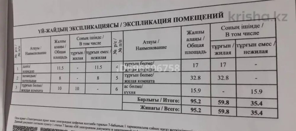 Продам 3-комн. дом в поселке Айдабол