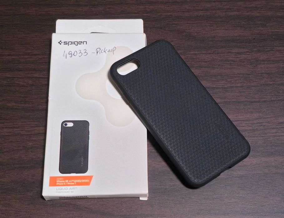 Husa silicon originala Spigen Liquid Air Apple iPhone 7 8 SE 2 2020 SE 3 2022