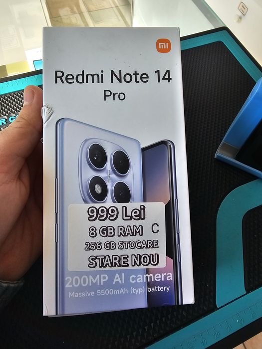 Redmi Note 14 Pro, 8/256 GB, Nou, Garanție