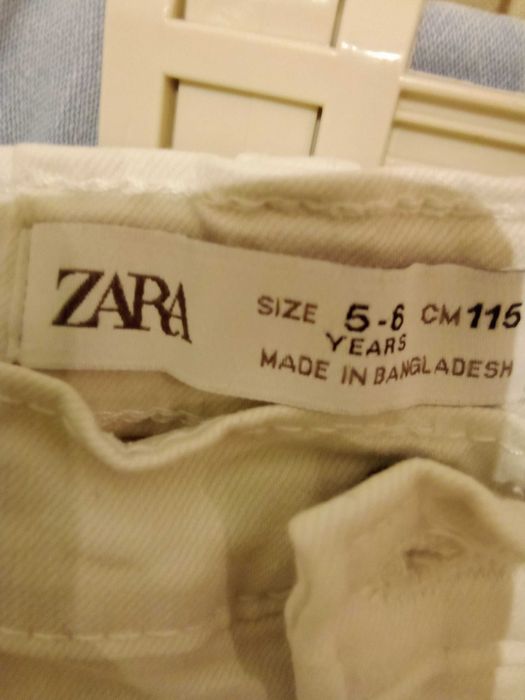 Дънки Zara за момиче 5-6 г.-5 лв.