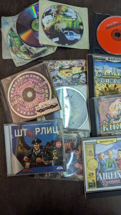 Продам игровые и сд диски